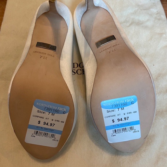 Badgley Mischka White Heels - Picture 2 of 5